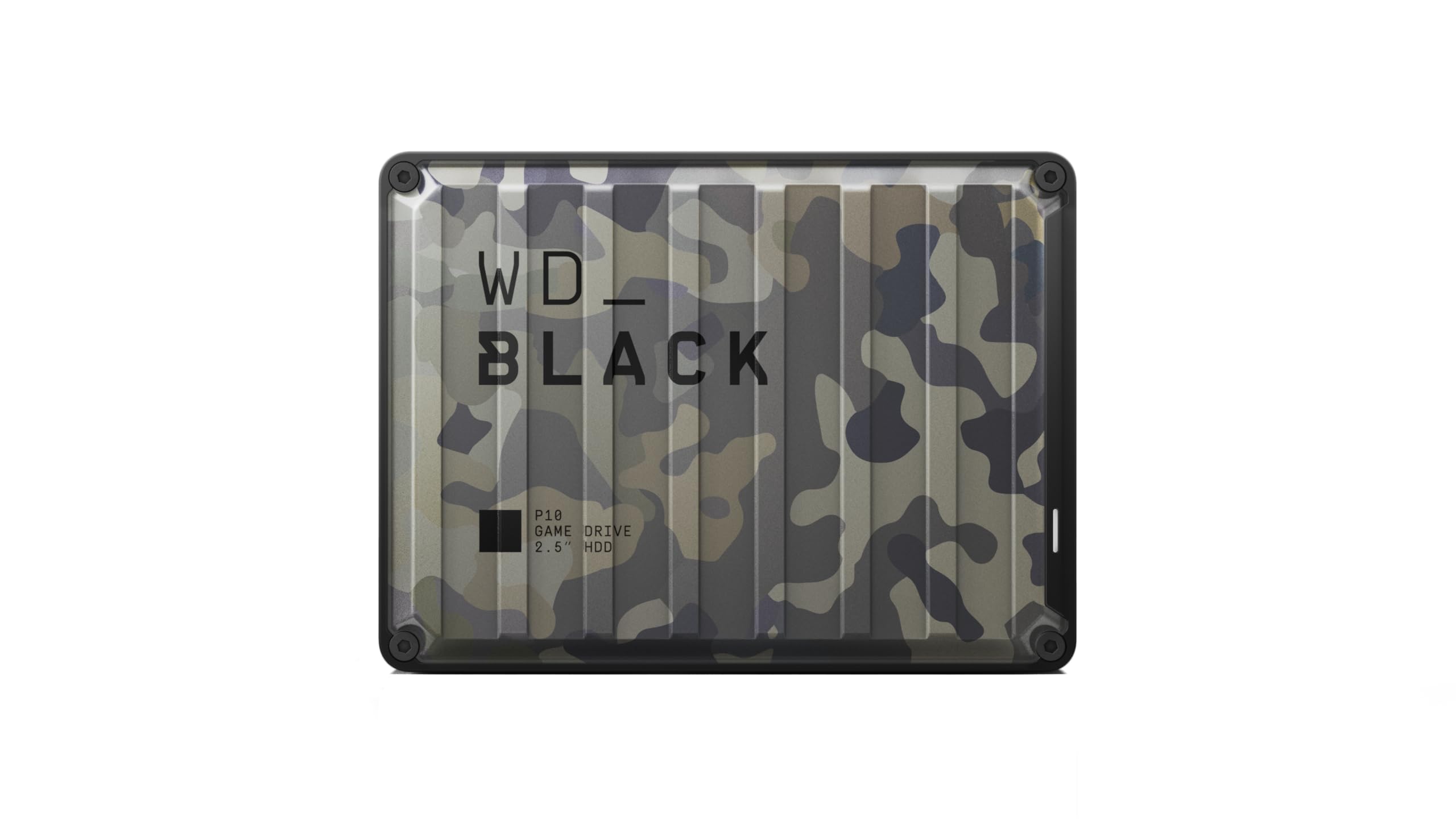 WD_Black P10 5TB Game Drive, Almacenamiento portátil HDD, USB 3.2 Gen 1, hasta 130 MB/s, Compatible con PlayStation, Xbox y PC, Subscripción gratuia de 1 Mes de Discord Nitro, Camo