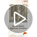 Image of Urban Space Blackout Curtains 5 Feet Set of 2 for Window, 80-85% Light Blocking Curtains for Living Room, Digital Printed Curtains with Eyelets, Tieback Included (Flora nova sage, 5 Feet)