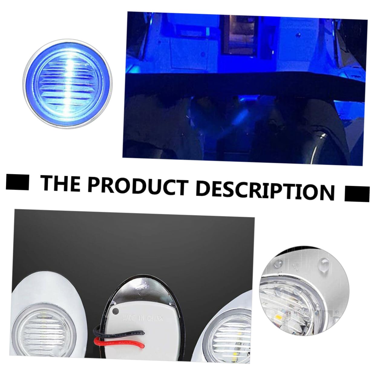 4piezas Luz De Navegación Led Marina Luces De Led Luces De Cortesía Para Cabina