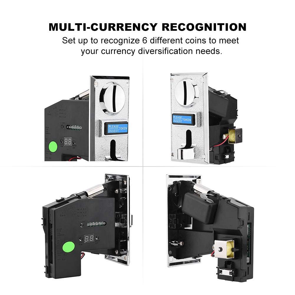 Socobeta Spielautomat Multifunktionsautomat Spielautomat Spielmünzen Slot Acceptor Multi-Münze Smart Coin Slot