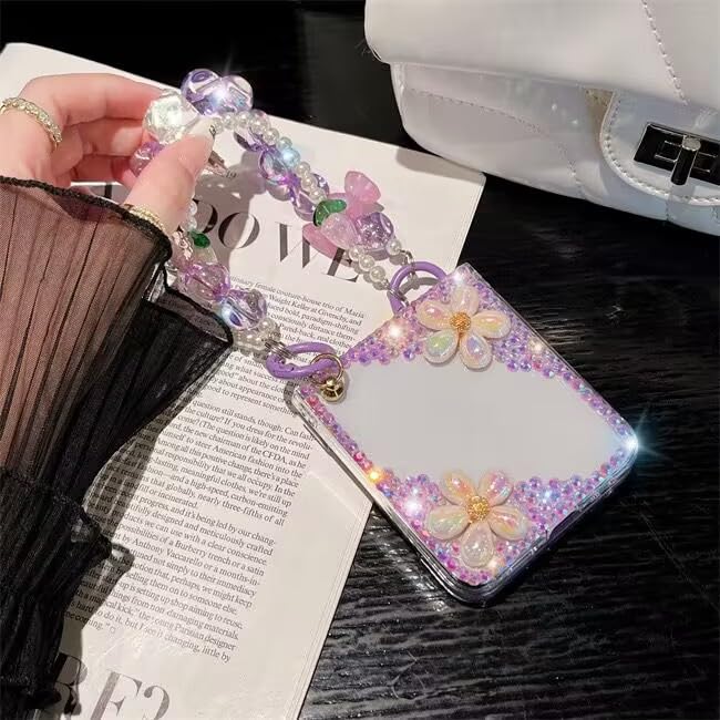 Amazon.com: Szakdws Sparkle Case for Samsung Galaxy Z Flip 6 5G