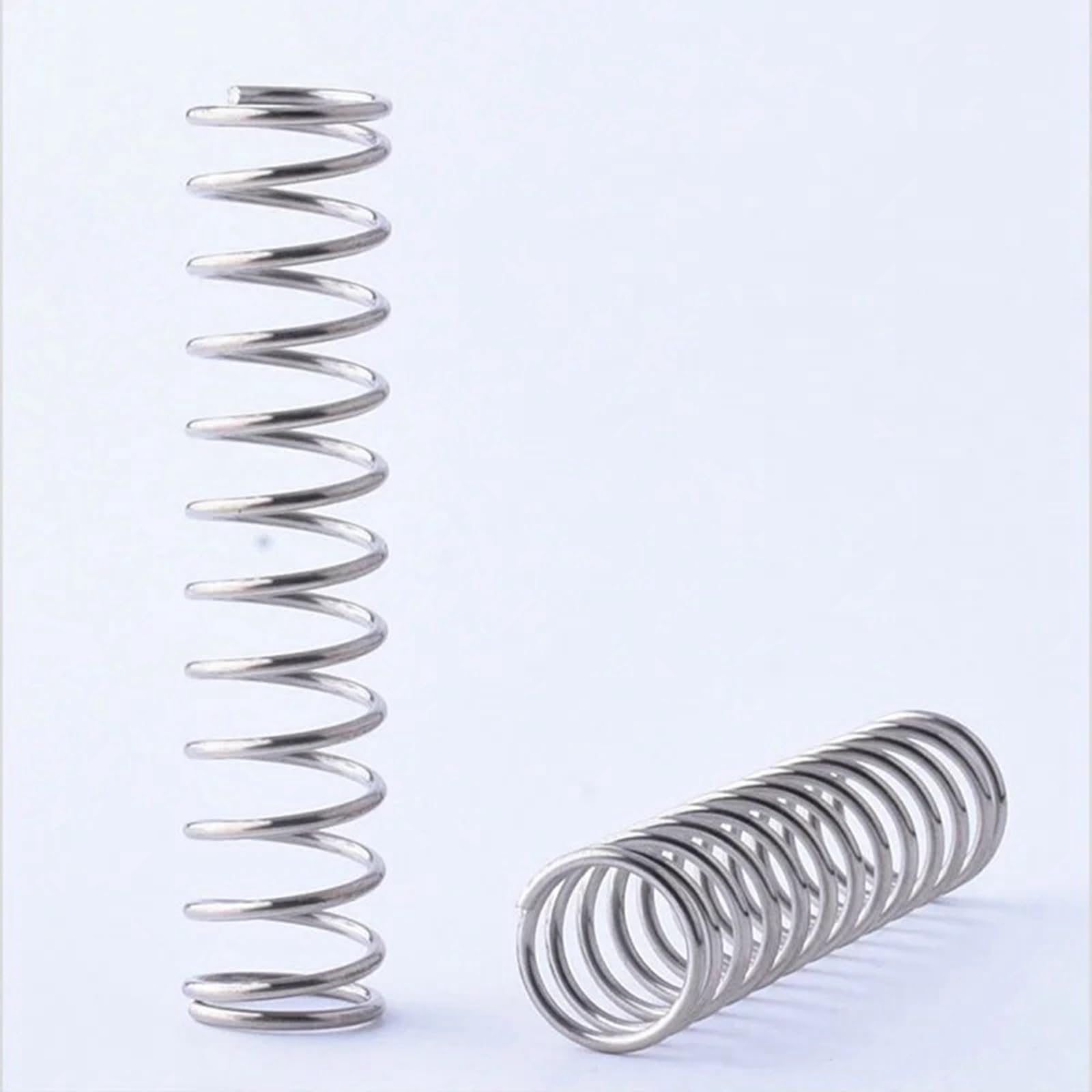 Ressorts De Compression Acier Inoxydable - Fil 1,8 Mm - Diamètre Extérieur 26 Mm - Longueur Libre 35 Mm - Lot De 5 Pièces