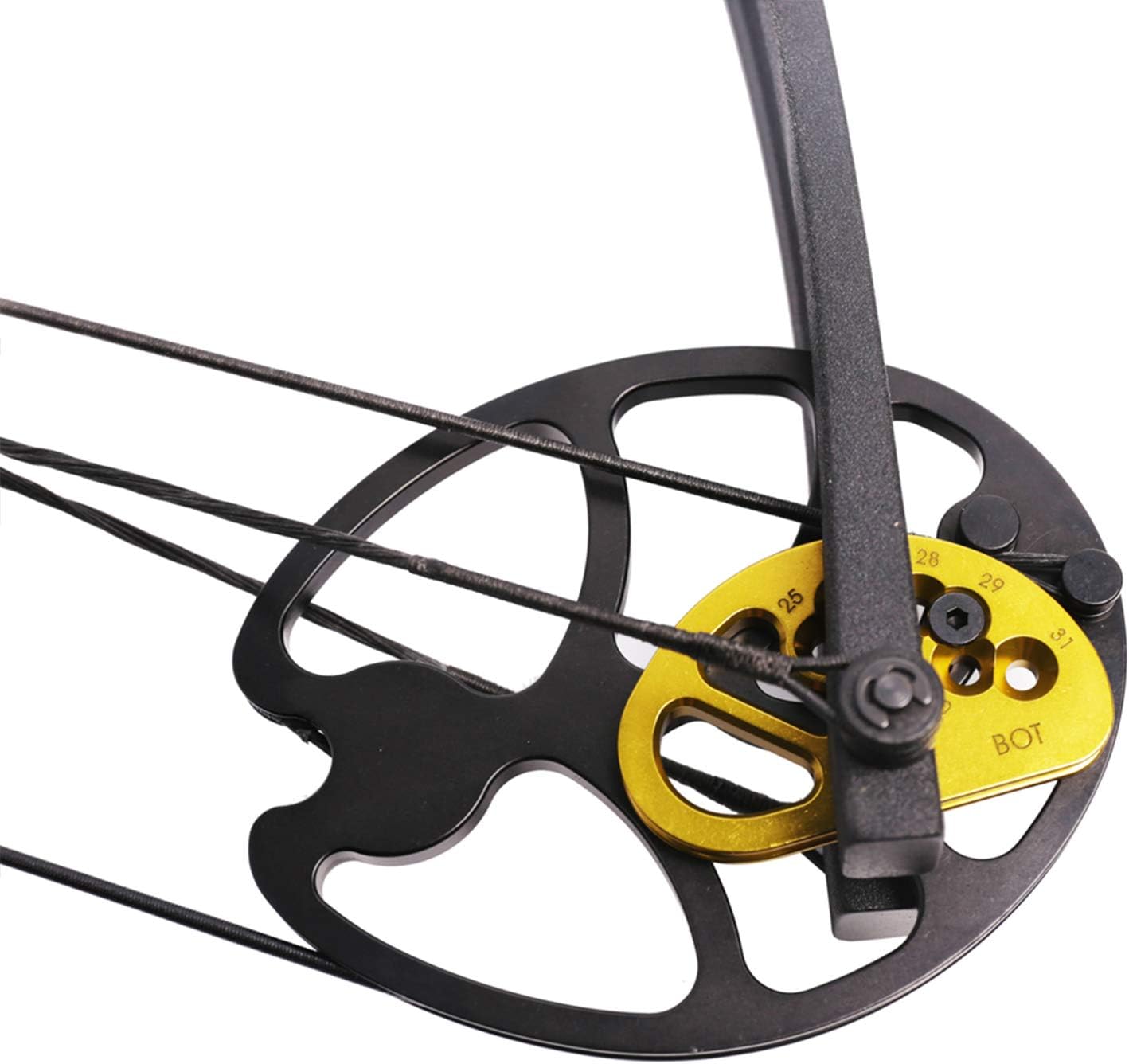 Leader Accessories Compound Bow 50-70lbs 25" - 31" Archery Hunting Equipment with Max Speed 310fps, Right Handed
