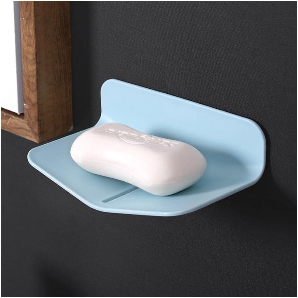 soap dish， Creative Sponge Holder Silicone Soap Dish Saver Tray for Bathroom Counter Shower Kitchen(E)