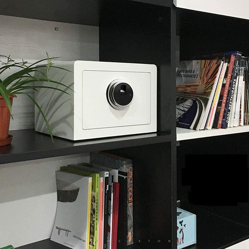 Caja Fuerte de Alta Seguridad, Caja Fuerte electrónica para el hogar, Estructura de Huellas Dactilares, pequeño Sistema de Seguridad para el hogar, Caja Fuerte de 35 25 25 cm