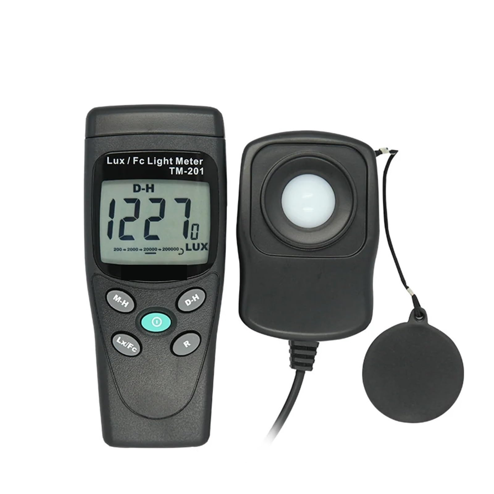 Espectrofotómetro, TM-201 Medidor De Iluminación Digital Brillo Linterna Accesorio Medición Incluye Todo El Rango Visible