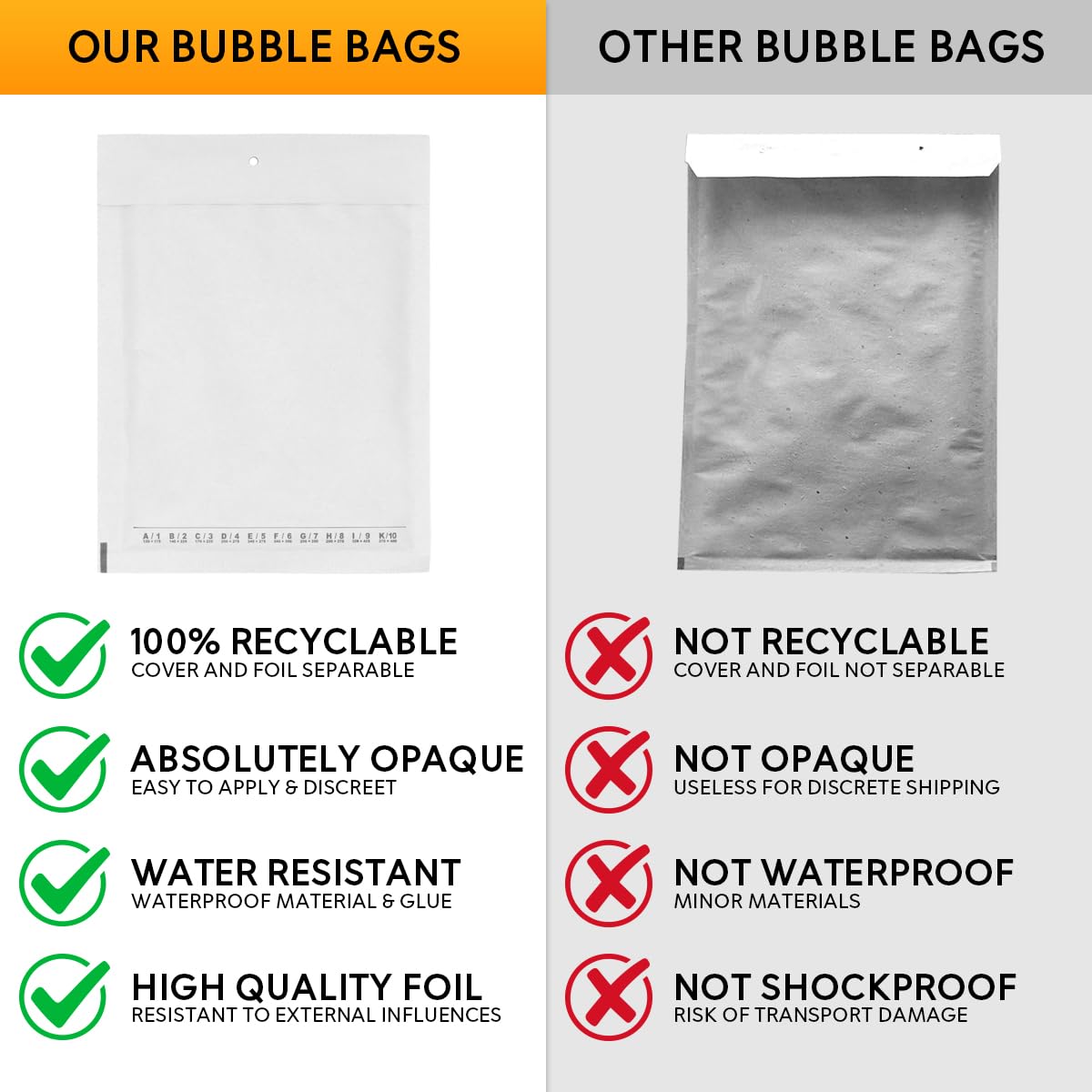 200 Buste A Sacco Imbottite A1 Bianco Spedizione Gratuita - Foto 4