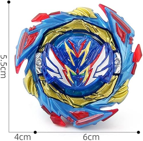 Miniatura 5 de Bays Blade Battling Tops Bey Burst Spinning Starter SuperKing Booster B-187 Salvador Valkyrie Shot-7 Battle Gyro Juguetes para niños Metal Plástico