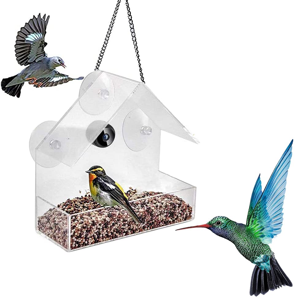 SPORTARC Bird Feeder With Camera HD 1080P Night Version Camera WiFi Remote Connection for Outdoor
