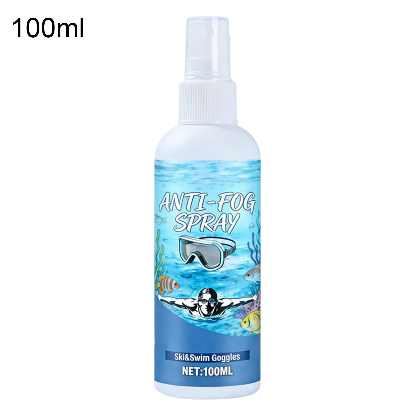 Spray Antiappannamento per Occhialini da Nuoto - 100 ml A Prova Di Perdite E Rimozione Polvere | Liquido Antiappannante per Occhialini e Occhiali da Nuoto,per Occhiali da Sole Visiera del Casco Viaggi