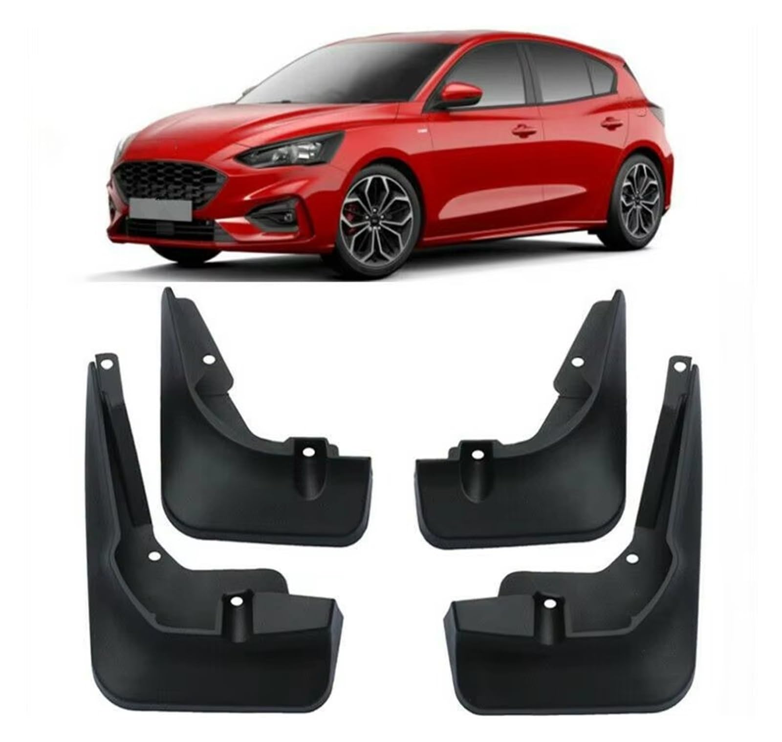 Per Ford Per Focus Per MK4 Per Hatchback 2019 2020 Paraspruzzi Pneumatici Parafanghi 4x Parafanghi Splash Parafango
