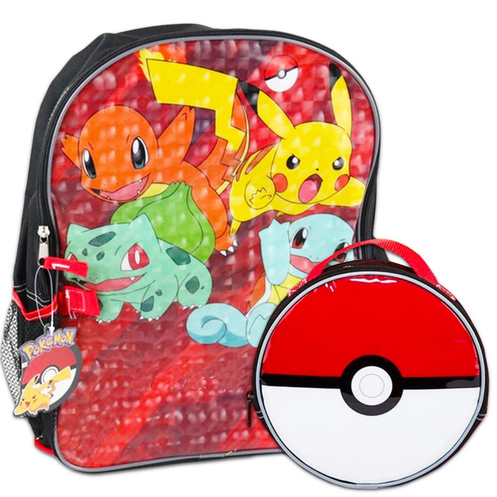 pokemon backpack and lunch bag