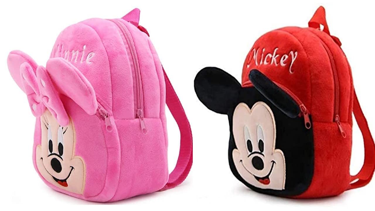 GenericS P Kids School Bag Soft Plush Backpacks Cartoon Boys Girls Baby (2-5 Years)