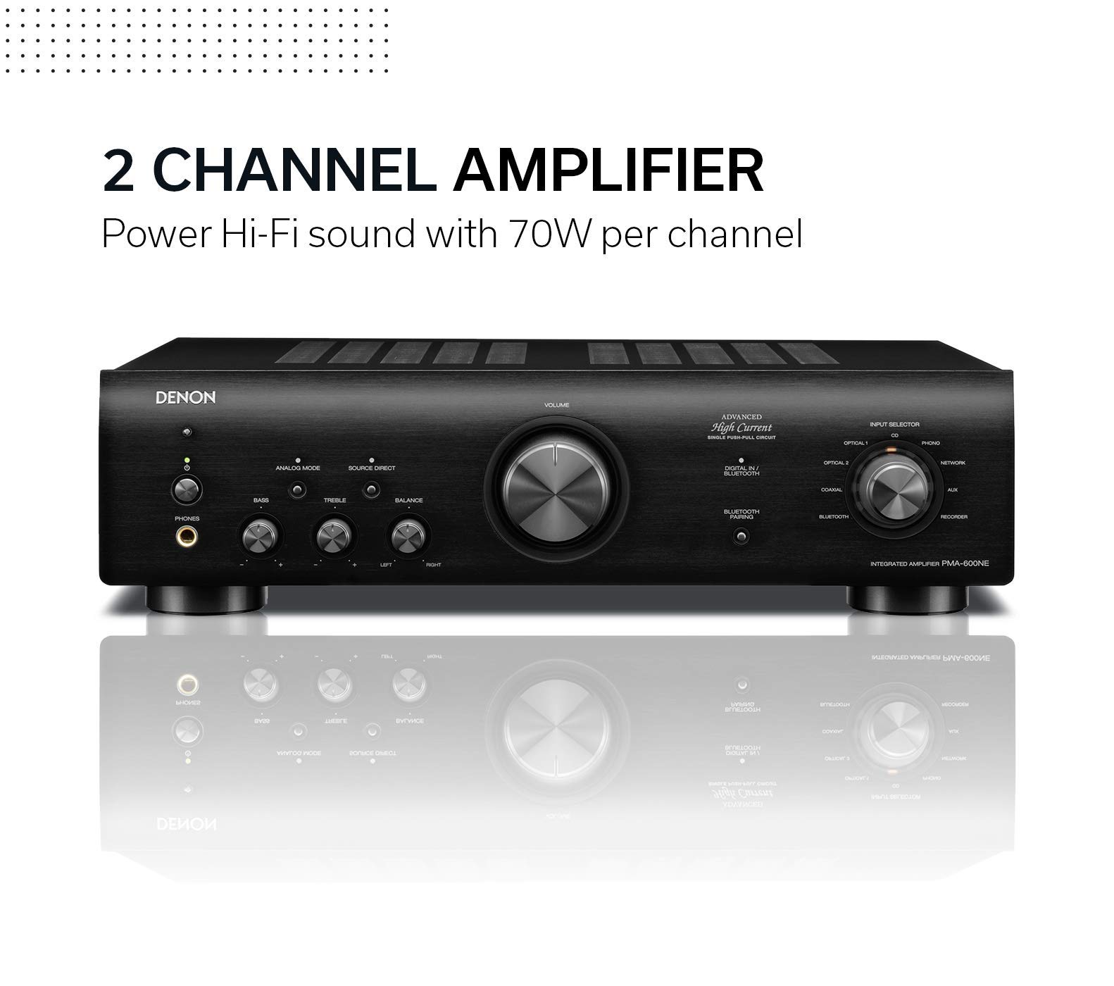 Amazon.com: Denon PMA-600NE Stereo Integrated Amplifier