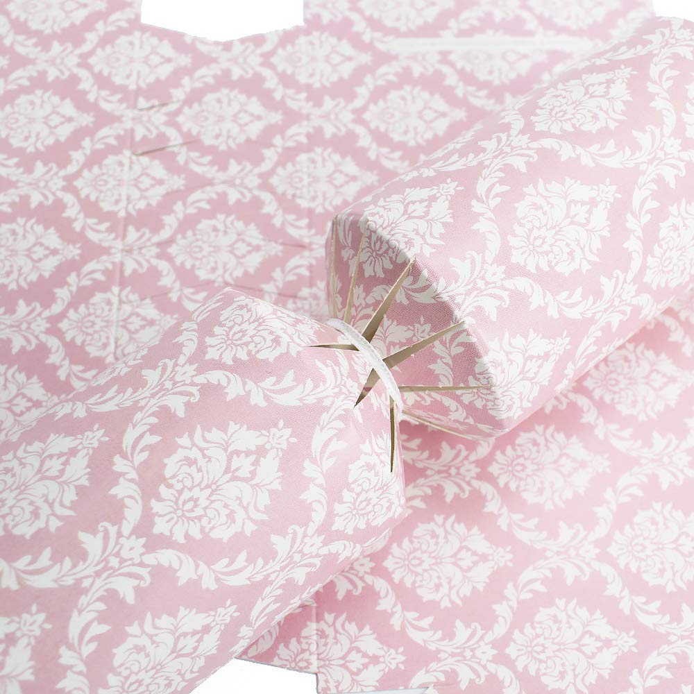 That's Crackers Pink Damask | Makes 6 Large Crackers | Make And Fill Your Own