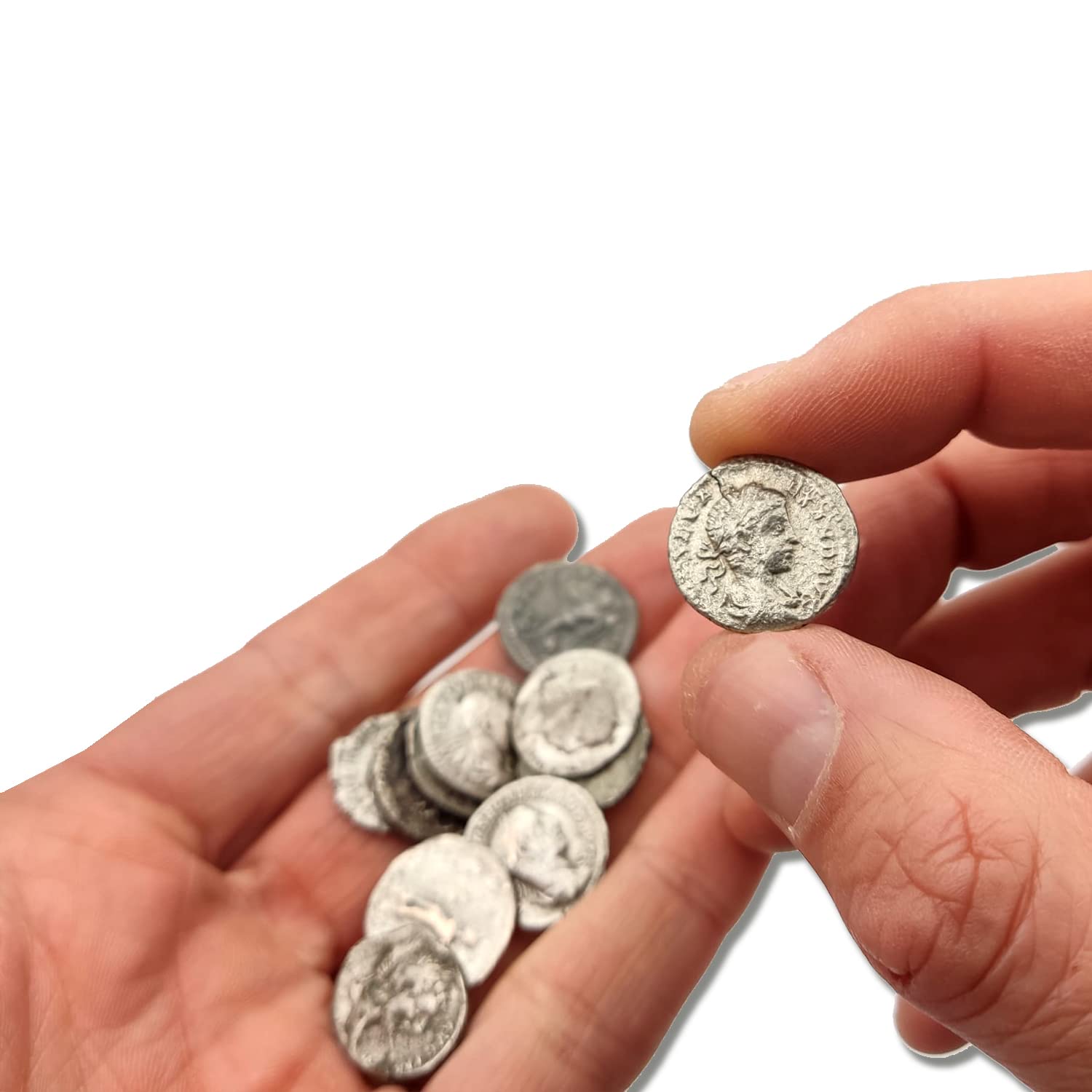 IMPACTO COLECCIONABLES | Autentica Moneta Antica di Roma | Denario d’Argento dell’Impero Romano, la Moneta Che Forgiò Un Impero | Include Certificato di Autenticità