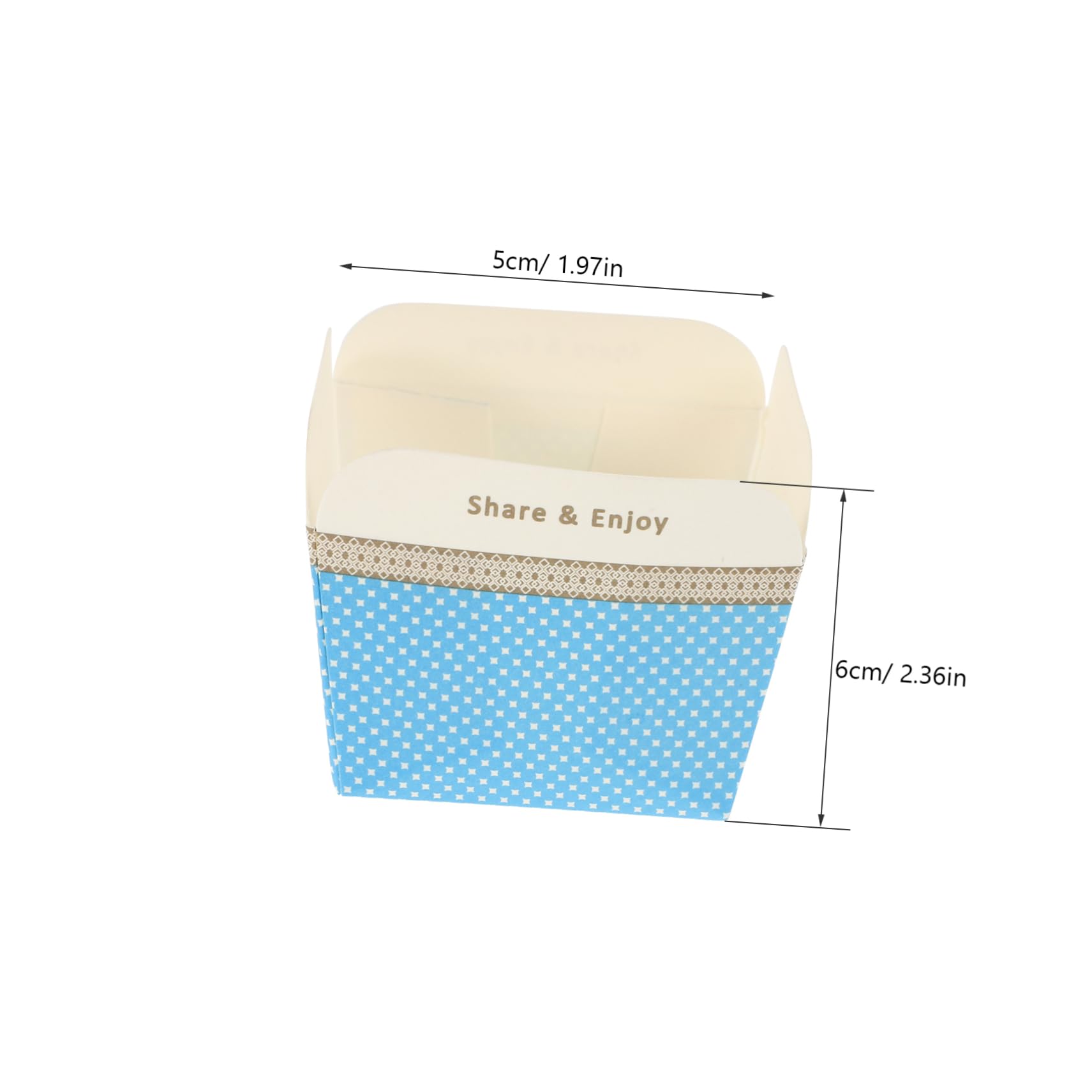 ibasenice 50pcs Cupcake Baking Boxes Disposable Baking Containers for Muffins Treats Desserts High-temperature Resistant for Weddings Showers Parties