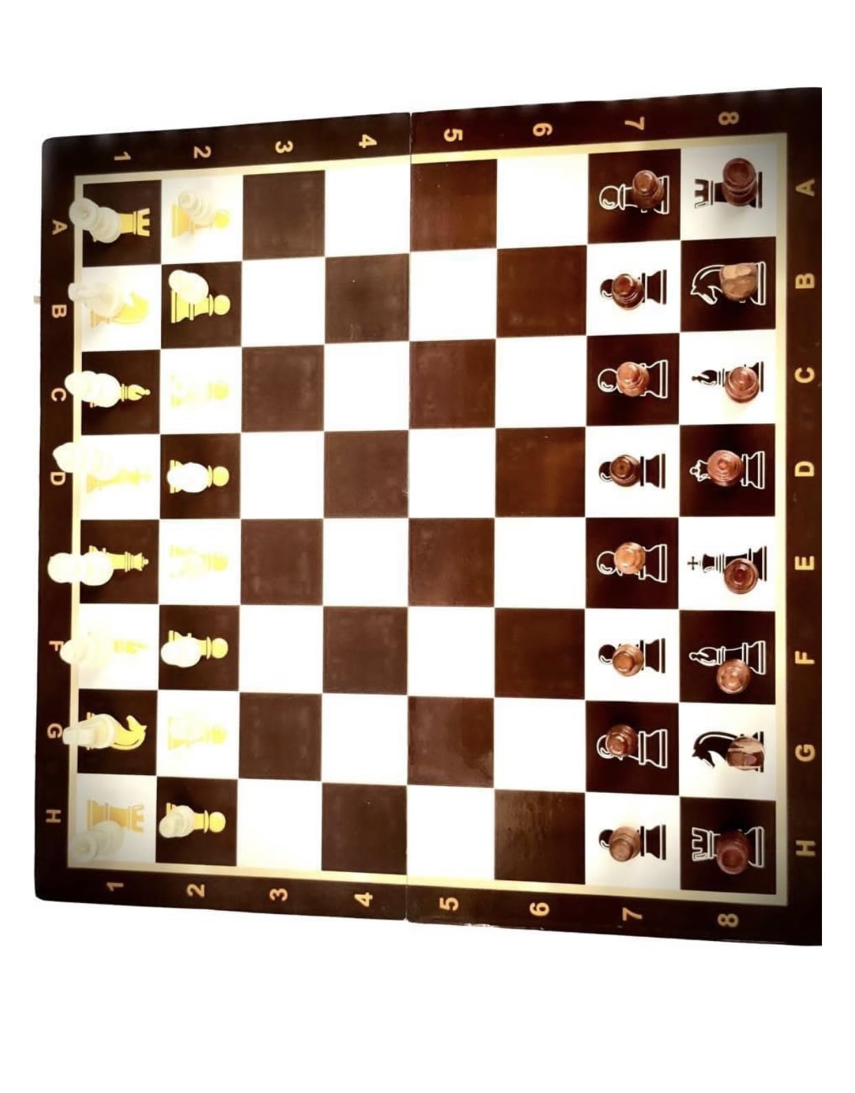 Tasco Sports Wooden Handcrafted Foldable Chess Board Set Pieces for Kids and Adults (12x12 Inches, Brown) (B0CG6NMG91) Amazon Price History, Amazon Price Tracker