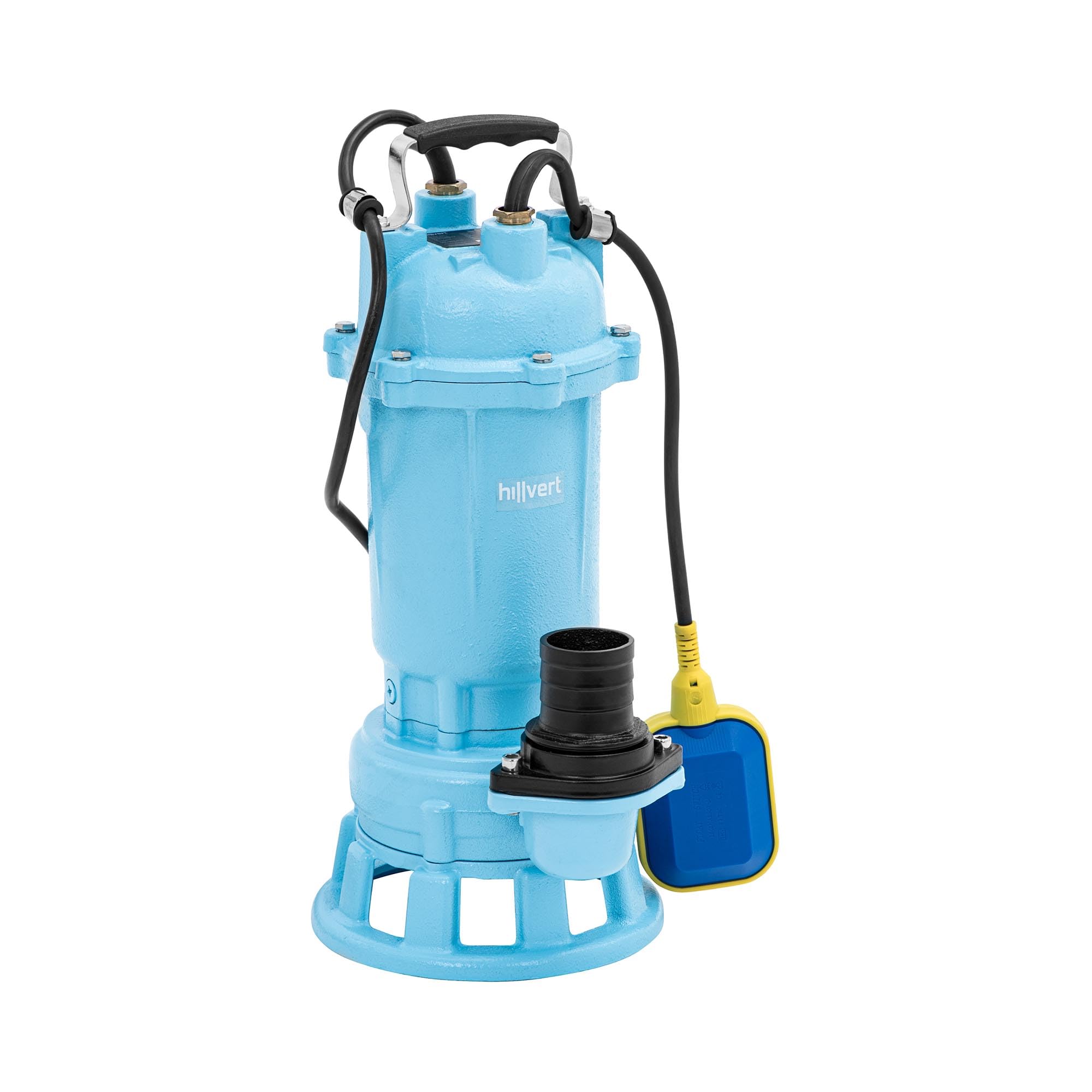 Bomba sumergible (350 l/min, 1500 W, interruptor de flotador, mecanismo de corte, bomba de agua sucia, cisterna, alcantarillado)