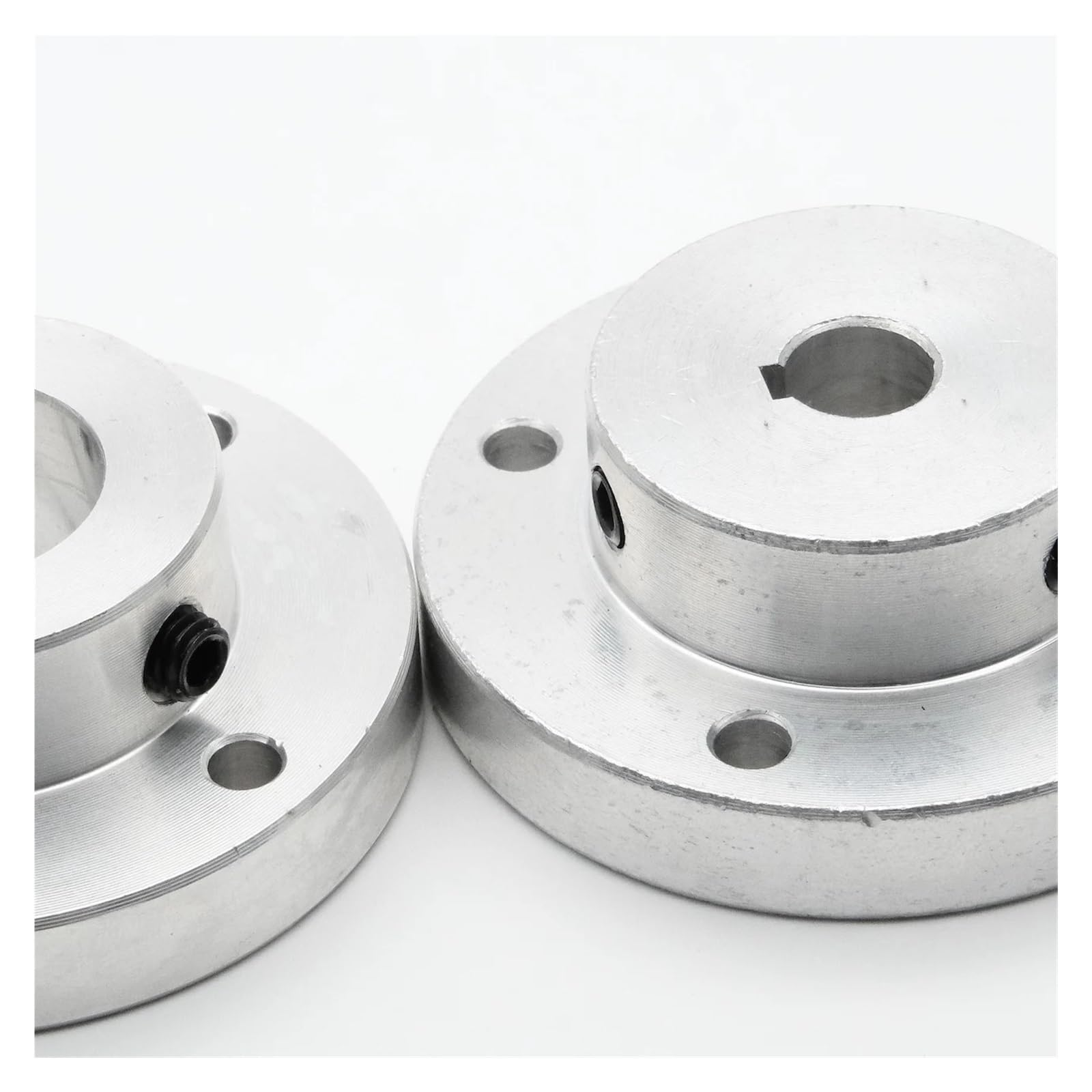 Giunto a flangia in lega di alluminio 5/6/6,35/7/8/9/10~22MM Foro-chiavetta 50MM Collegamento rigido all'albero di trasmissione(8mm-Keyway F3)