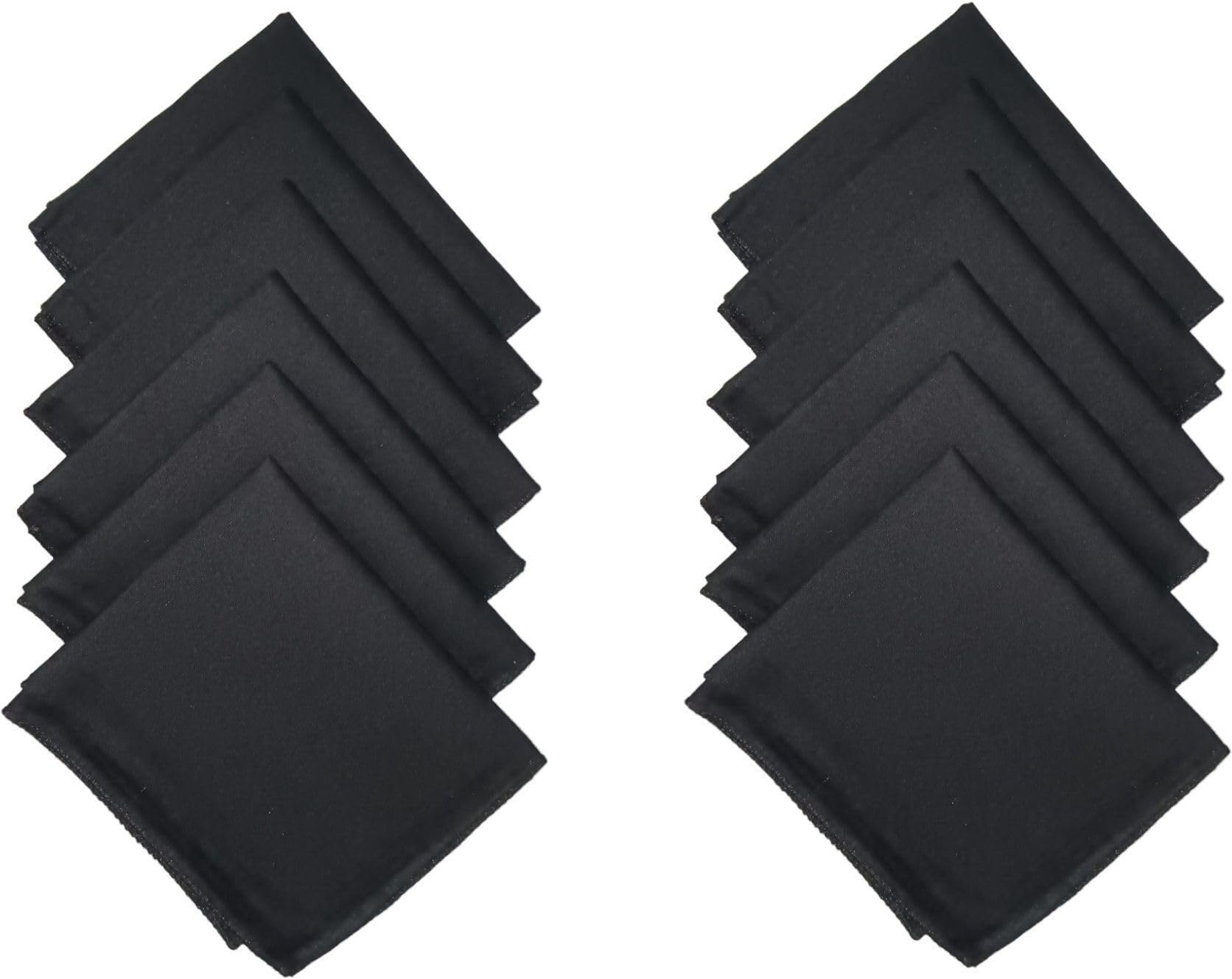 Handkerchief Black Cotton for Men and Boys, Pack of 12-picture-52