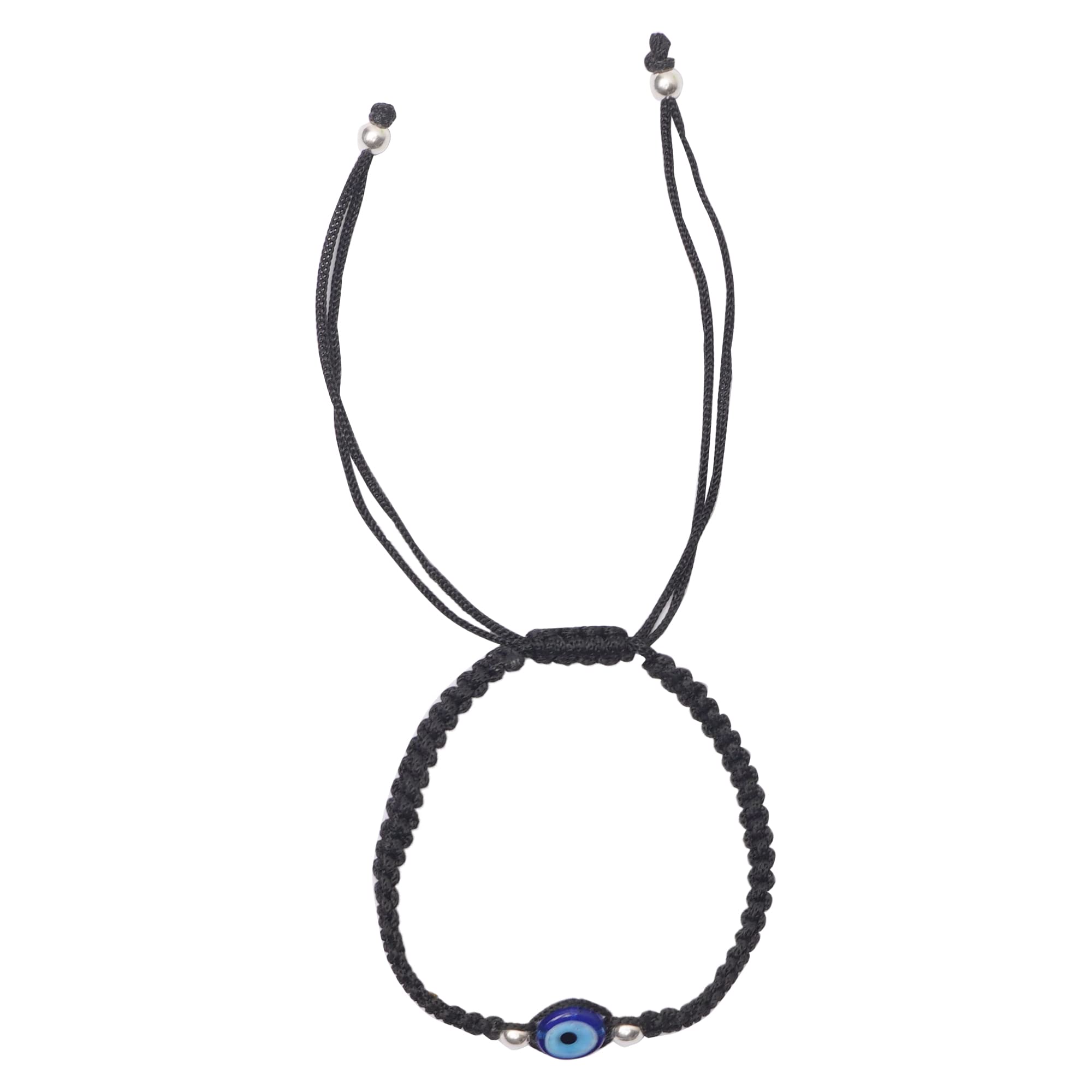 See full amazon price history chart for DHRUVS COLLECTION Single Piece Of 925 Sterling Silver Designer Adjustable Evil Eye Black Thread Nazariya Bracelet With 4 Silver Balls For Girls And Women - 2 Grams DHRUVS COLLECTION Single Piece Of 925 Sterling Silver Designer Adjustable Evil Eye Black Thread Nazariya Bracelet With 4 Silver Balls For Girls And Women - 2 Grams (B0BM6MDGC5) Amazon Price History, Amazon Price Tracker