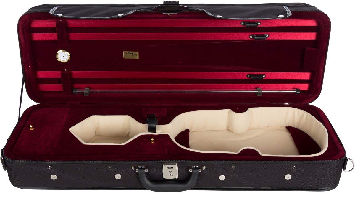 Custodia in schiuma per violino City 4/4 borgogna M-Case