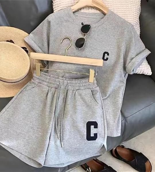 [ASARANS] 上下セット セットアップ レディース 半袖 ショートパンツ Tシャツ パンツ 夏 ルームウェア スポーツウェア 大きいサイズ 楽ちん カジュアル - 4