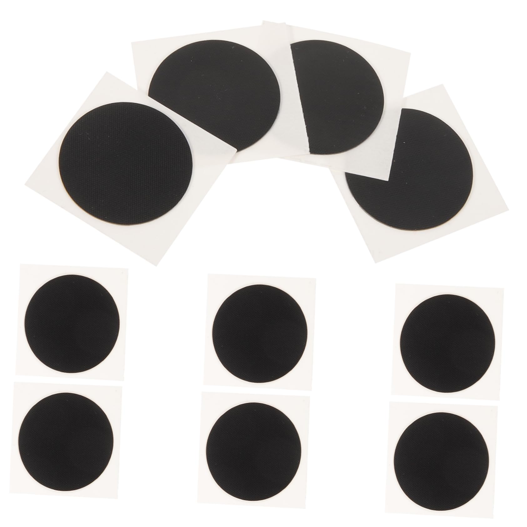 Parliky 10Pcs Self Adhesive Bike Tire Patch Kit Durable Repair Patches for All Bicycle Types Easy to Use Tubeless Tire Fix for Long Distance Riding