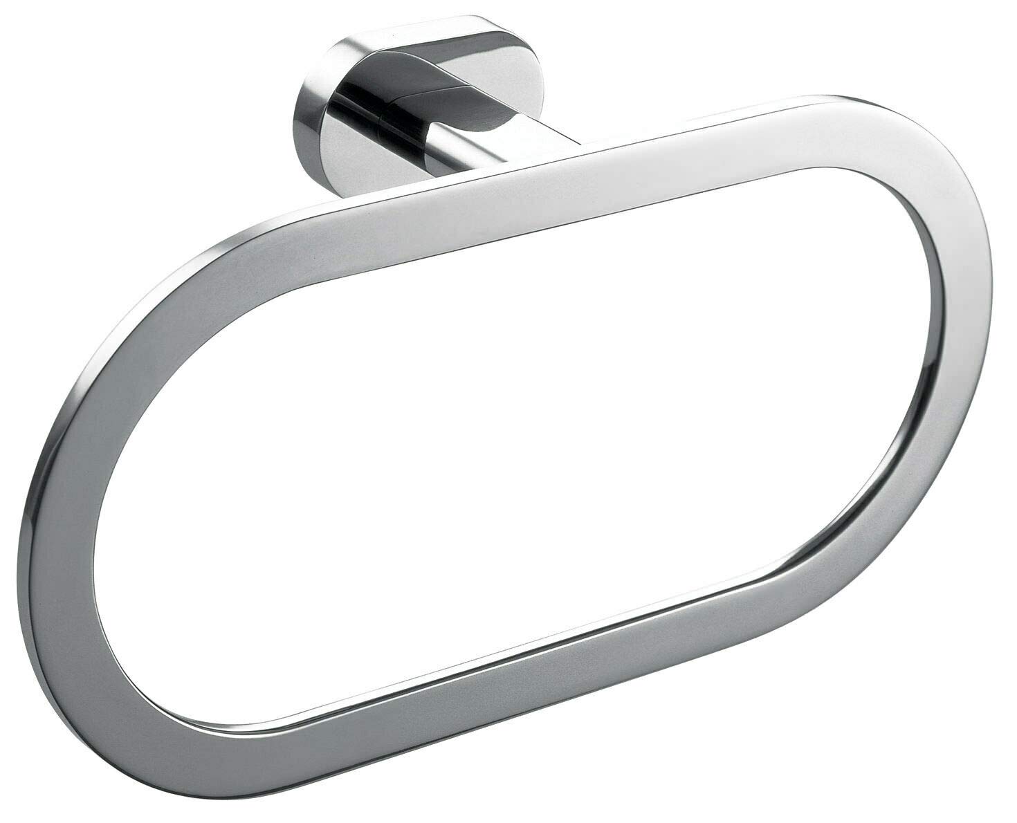 Vado Towel Ring, finished in a high-shine polished chrome