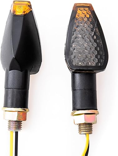 Miniatura 1 de evomosa Mini luz de flecha para motocicleta, luces intermitentes de 0.394 in, indicador LED universal para motocicleta, lámpara ámbar intermitente