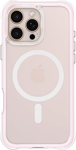 ORNARTO Air - Funda transparente para iPhone 16 Pro Max, compatible con MagSafe, protección contra caídas de grado militar con aire integrado color