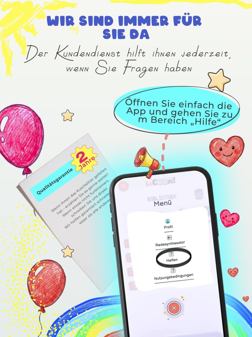 LeCoon Plüschbär – 500+ Geschichten, Kinderlieder und Schlaflieder
