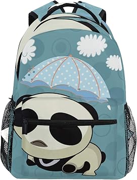 Panda backpacks for school Clearance