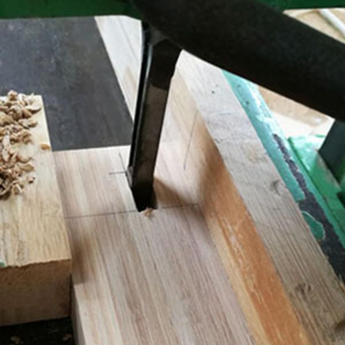 Set Punte da Trapano per Legno a Mortasa 4 Pezzi in Acciaio | Finitura Argento, Durezza Elevata e Struttura Resistente All'usura, Design Scanalatura a U per Lavorazioni Precise