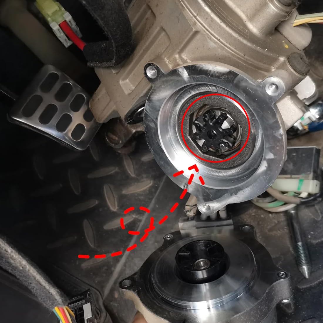 SGERUFZ 4 Pcs Acoplamientos Flexibles para Dirección, Repuestos Compatibles con Máquinas de Dirección de Hyundai y Kia (563152K000FFFF)
