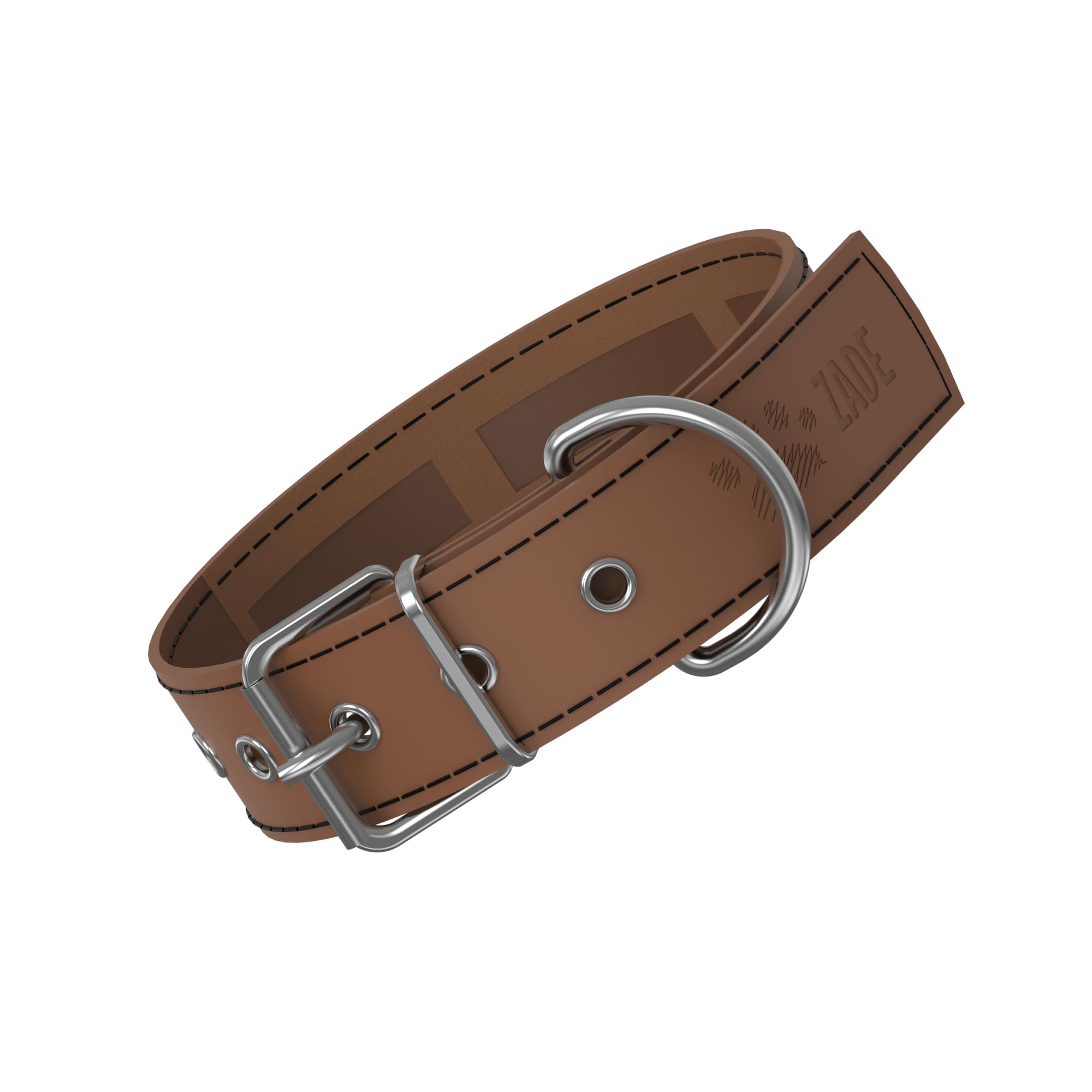 ZADE Collares Perros Funda Antiparasitario - Collares Antiparasitos Perro - Collar Perro Grande Collar Perro Mediano Collar Perro Pequeño - Collar Antipulgas y Garrapatas - Collar Perro Cuero (C,S)