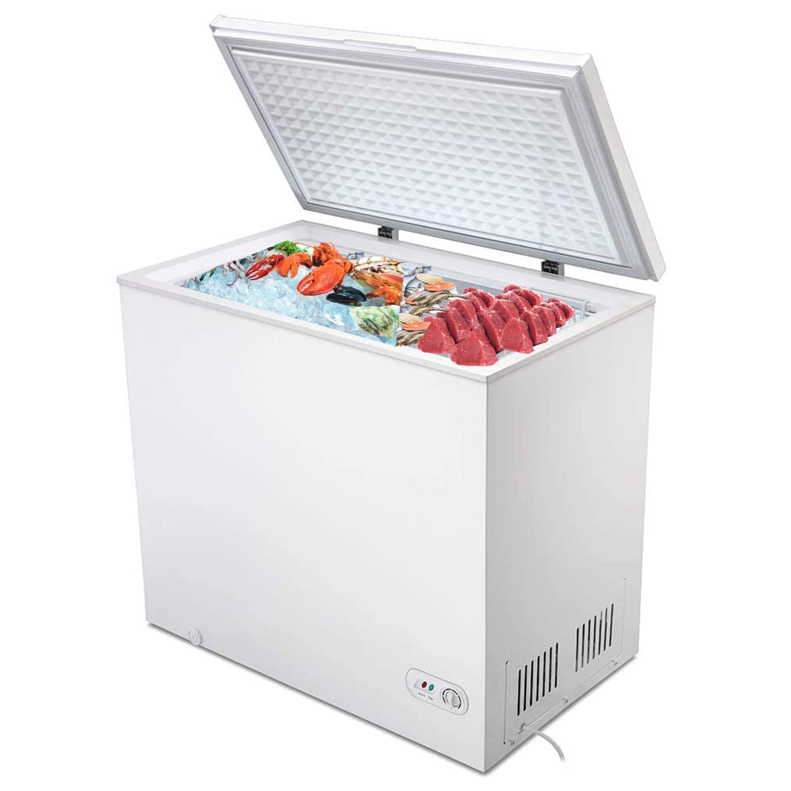 Buy Electactic Chest Freezer 7.0 Cubic Feet Compact Freezer White