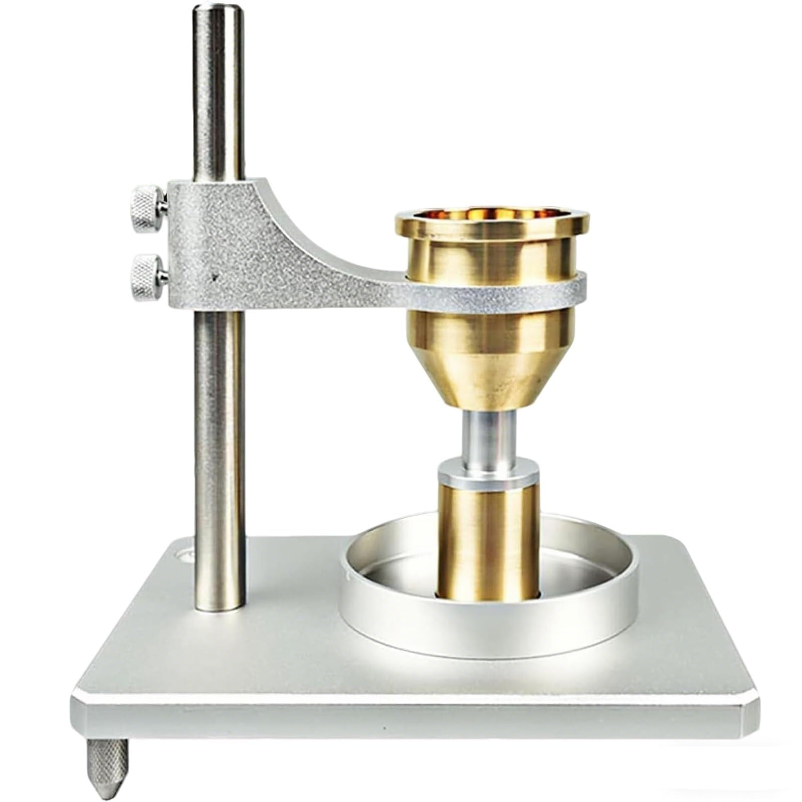 Hochpräziser Halldurchflussmesser, Pulverdurchfluss- und Schüttdichte-Tester mit 2,5 mm und 5 mm Trichter, ideal für Materialprüfungen in Metallurgie, Chemie und Laborumgebungen