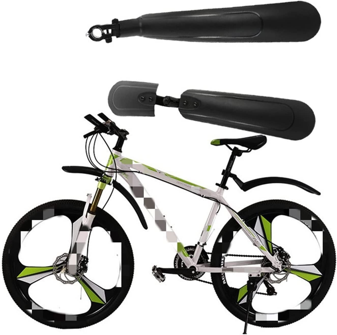 błotniki rowerowe, Przenośny regulowany błotnik do rowerów górskich, błotniki, skrzydła rowerowe, trwały rowerowy, akcesoria, jazda