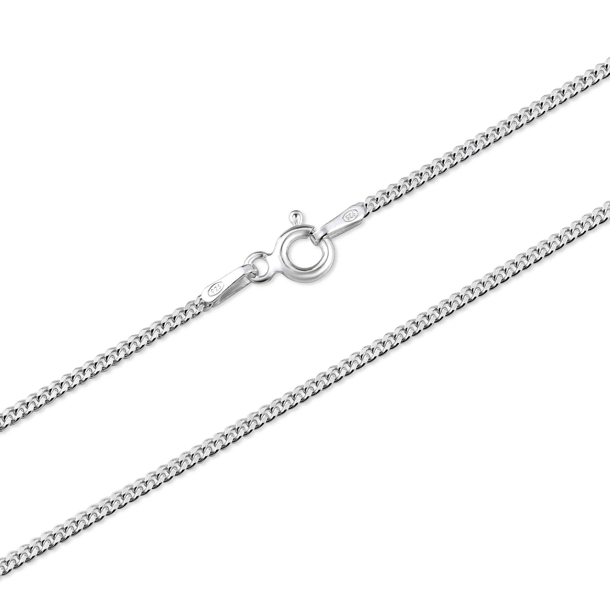 Heather Needham SilverHeather Needham 925 Sterling Silver Curb chain 16" - Premium quality - 1.5mm - weight 3gms - Length 16" Gift boxed 8501/16