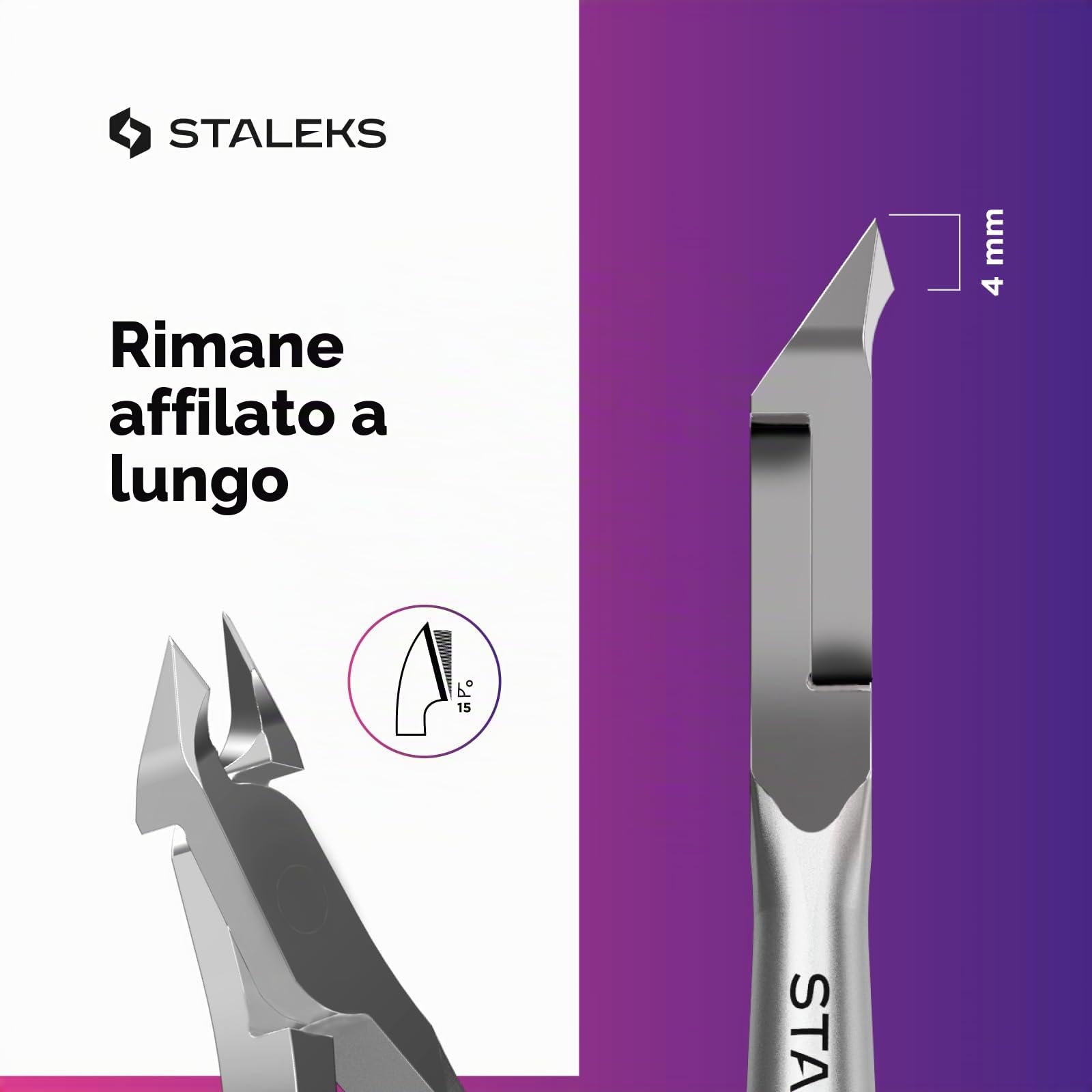 STALEKS Pinza professionale Smart 10 (4 mm).