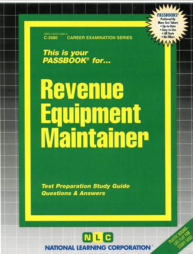 Revenue Equipment Maintainer(Passbooks)