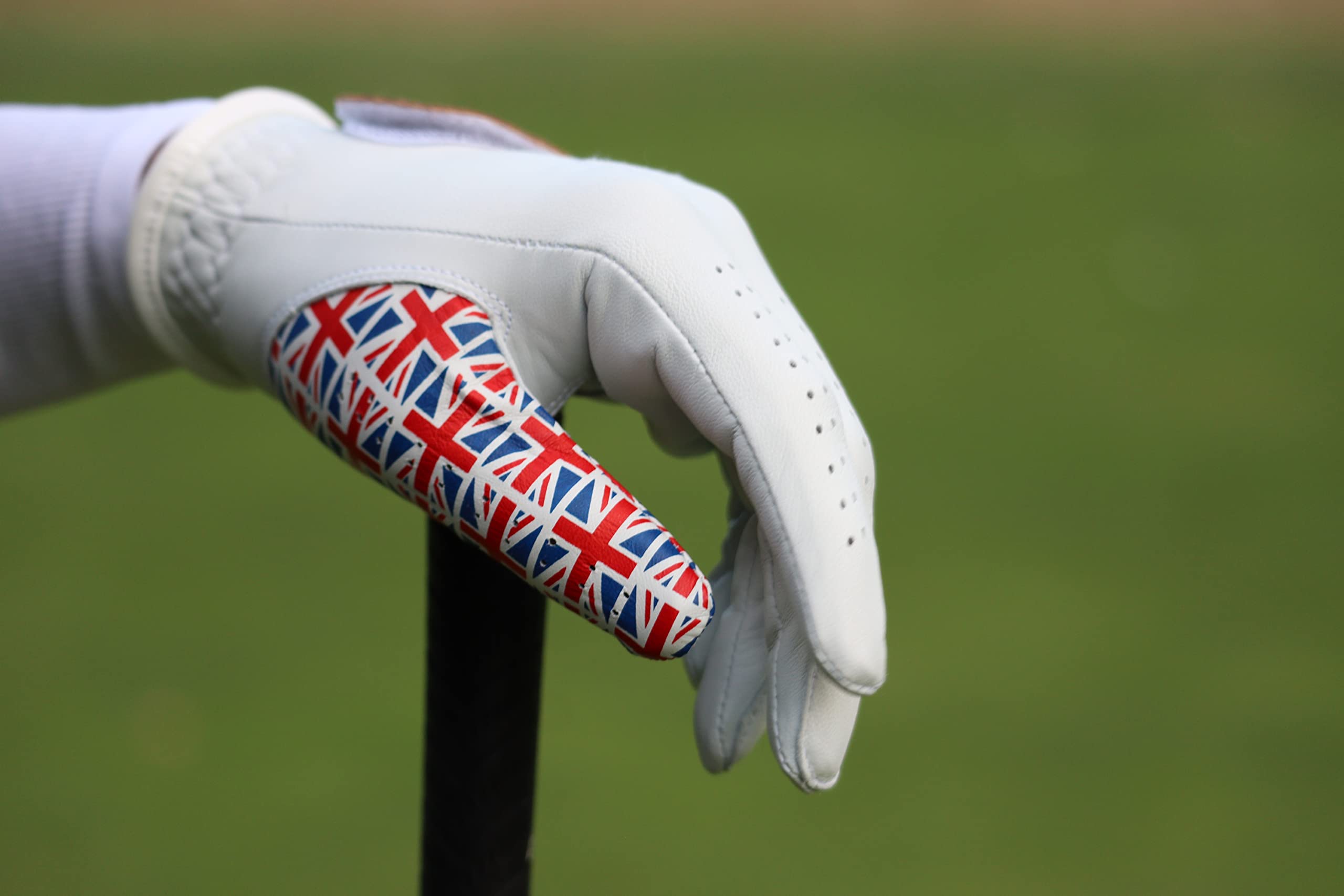 DEGA Golf Gloves 2 Pack 100% Cabretta Leather Golf Glove Men Left Hand Thumb Printed Designs (XL, Union Jack Great Britain) - Image 4