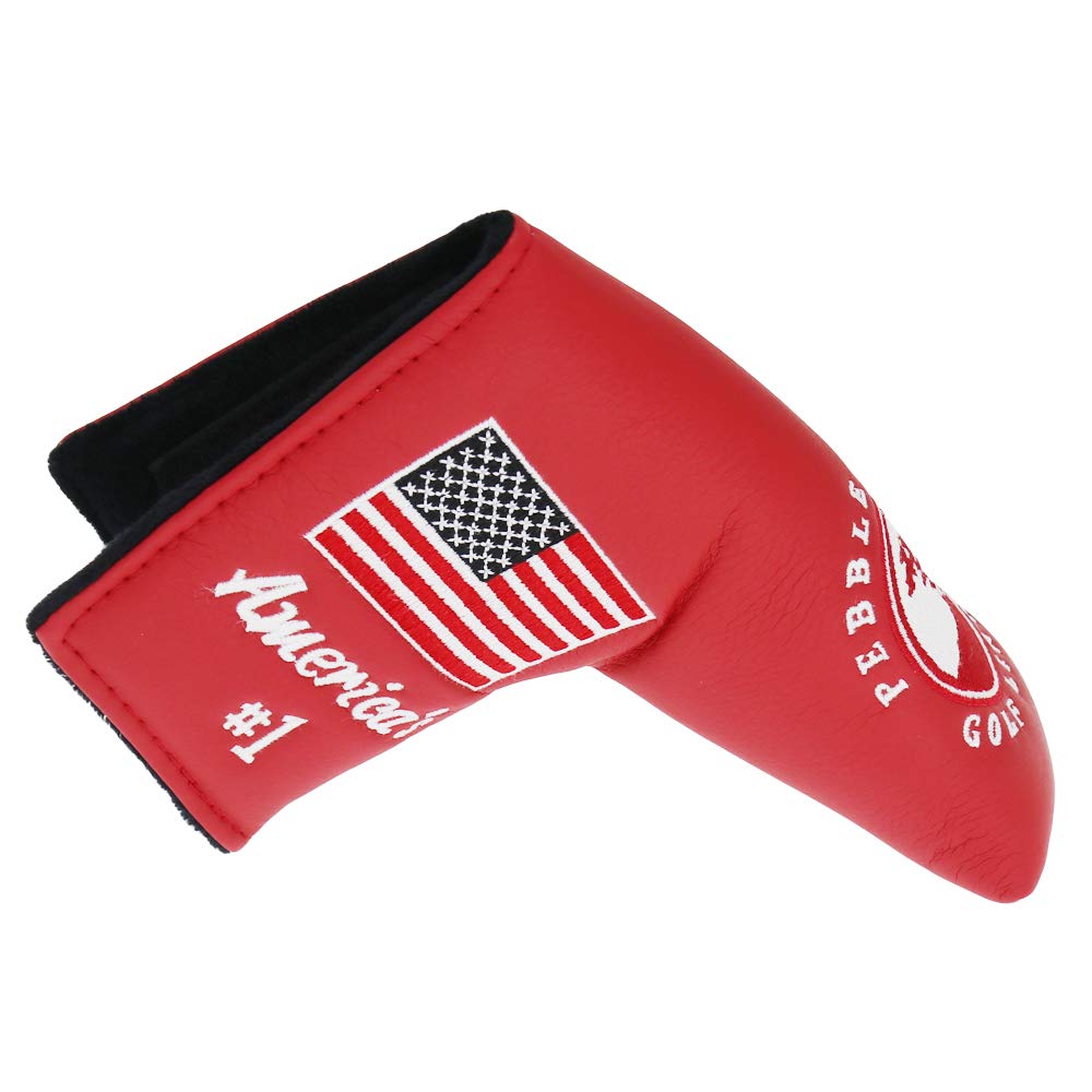 Pebble Beach Couvre-fer pour putter Motif drapeau américain Scotty Cameron Ping