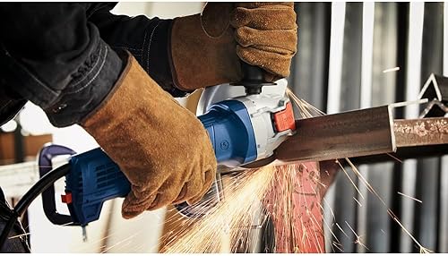 Miniatura 4 de Bosch Amoladora angular ergonómica X-LOCK de 4-1/2 pulgadas con interruptor de paleta de bloqueo GWX10-45PE