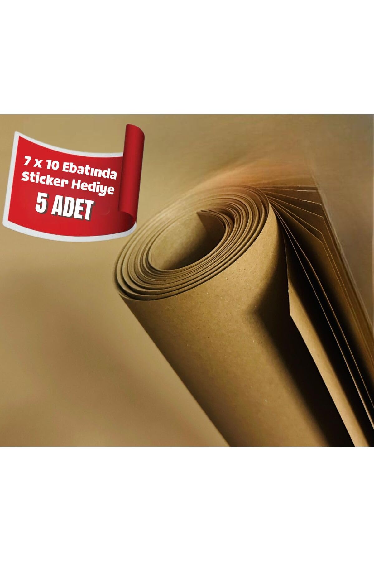 Orbak Kağıt 1. Kalite Kraft Kağıt Ambalaj – Hediye Çeyiz & Paketleme Kağıdı 70 x 100 cm 5’li Saman Kağıt kahverengi