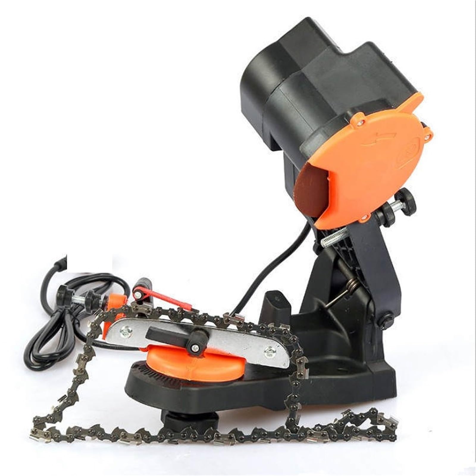 Afilador de cadena de motosierra eléctrico portátil de 4800 RPM, máquina rectificadora, herramientas eléctricas de jardín for uso doméstico e industrial. Instrumento de medición