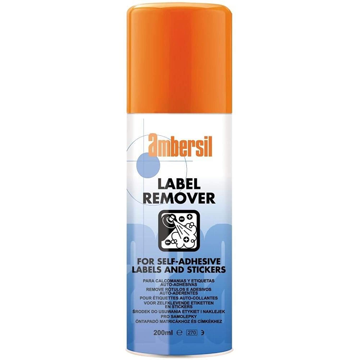 Ambersil Label Remover 200ml Aerosol- Ambersil