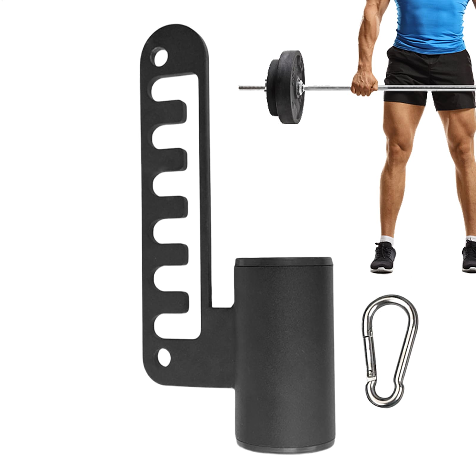 Belt Squat Attachment For Rack | Equipment For Barbell D-Handle - Belt Squat Bar Machine Attachment For Barbell | For Home Gym Workout Fitness Strength Training Deadlifts Rows